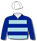 ROYAL BLUE, LIGHT BLUE HOOPS, WHITE CAP
