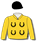 Gold, black horseshoes & cap