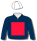 NAVY, RED SQUARE, WHITE CAP