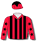 RED, BLACK STRIPES, STARS SLEEVES, STAR CAP