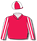 Red, white striped sleeves, gold armbands, red & white quartered cap
