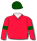 RED, DARK GREEN ARMBANDS AND CAP