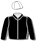 BLACK, WHITE SEAMS AND CAP