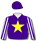 PURPLE, YELLOW STAR, WHITE STRIPED SLEEVES