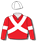 Scarlet, white crossed sashes, arm band & cap