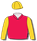 RED, GOLD SLEEVES AND CAP