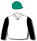 MCCAULEY TARTAN, BLACK SLEEVES, EMERALD GREEN CAP, RED POM POM