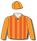 ORANGE AND TANGERINE STRIPES, ORANGE CAP