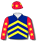 ROYAL BLUE, YELLOW CHEVRONS, RED AND YELLOW STARS SLEEVES, RED AND YELLOW STARS CAP