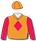 ORANGE, RED DIAMOND AND SLEEVES
