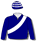 NAVY BLUE, WHITE SASH AND HOOPED CAP