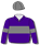 Purple, grey band, arm band & cap