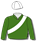 GREEN, WHITE SASH AND CAP