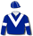 ROYAL BLUE, WHITE VEE AND ARMBANDS, SEAMS CAP