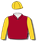 MAROON, GOLD SLEEVES, GOLD CAP WITH MAROON POM POM