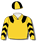 Gold, black epaulettes & chevrons on sleeves, quartered cap