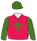 RED, GREEN CELTIC CROSS, SLEEVES AND CAP