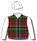 STEWART TARTAN, WHITE SLEEVES AND CAP