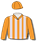 ORANGE AND GREY STRIPES, ORANGE CAP