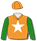 ORANGE, WHITE STAR, GREEN SLEEVES, ORANGE CAP