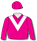 HOT PINK, WHITE VEE AND SEAMS