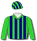 LIME GREEN, NAVY BLUE STRIPES, STRIPED CAP