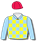 LIGHT BLUE, YELLOW CHECKS, RED CAP