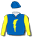ROYAL BLUE, YELLOW LIGHTNING BOLT AND SLEEVES