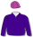 Purple, crimson cap