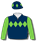 NAVY, LIME DIAMOND BAND AND SLEEVES, NAVY CAP, LIME DIAMOND