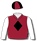 BURGUNDY, BLACK DIAMOND, WHITE SLEEVES, BURGUNDY AND BLACK QUARTERED CAP