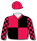 RED AND BLACK QUARTERS, RED AND BLACK CHECKED SLEEVES