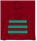 ORANGE AND EMERALD GREEN HOOPS, MAROON SOUTHERN CROSS, SOUTHERN CROSS ON CAP