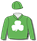 Irish green, white shamrock (b&f) & irish green cap