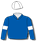 NAVY BLUE, WHITE ARMBANDS AND CAP