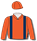 TANGERINE, NAVY BLUE BRACES