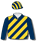NAVY, RED AND GOLD DIAGONAL STRIPES, STRIPED CAP