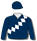 NAVY BLUE, WHITE DIAMOND SASH