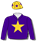 PURPLE, GOLD STAR, GOLD AND PURPLE STAR CAP