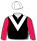 BLACK, WHITE V, RED SLEEVES, WHITE CAP