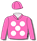 PINK, WHITE SPOTS