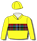 Yellow, Cameron of Erracht tartan band, yellow cap