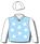 LIGHT BLUE, WHITE STARS, SLEEVES AND CAP