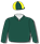 Dark green, yellow stylised logo & quartered cap