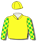 YELLOW, LIME GREEN AND YELLOW CHECKED SLEEVES