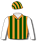 ORANGE, DARK GREEN STRIPES, WHITE SLEEVES, ORANGE CAP, DARK GREEN STRIPES