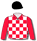 RED, WHITE CHECKS, BLACK CAP