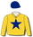 GOLD, DARK BLUE STAR AND CAP