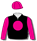 BLACK, HOT PINK SPOT, SLEEVES AND CAP